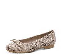Jana Femme Damen Ballerina Vegan 8-22164-41 Ballerines, Beige Snake, 36 EU