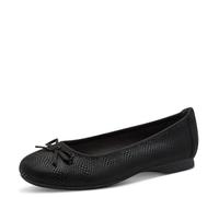 Jana Femme Damen Ballerina Vegan Ballerines, Structure Noire, 39 EU