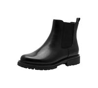 Jana bottines cuir femme Chelsea classiques élégantes, Black, 40 EU
