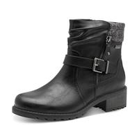 Jana Femme Damen Boot Flat Tex + Vegan Botte Tendance, Noir, 42 EU