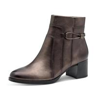 Jana Femme Damen Boot Heel Vegan, Bronze, 39 EU