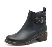 Jana Femme Damen Chelsea Vegan Bottine, Bleu Marine, 36 EU
