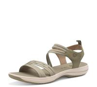 Jana Femme Damen Flache Sandale Vegan Plate, Sauge, 40 EU