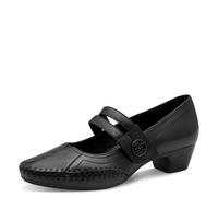 Jana Femme Damen Pump with Strap 8-22700-46 Escarpins, Noir, 41 EU
