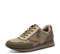 Jana Femme Damen Sneaker Laced Basket, Olive Comb, 36 EU