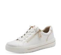 JANA Baskets basses or / blanc, Taille 38