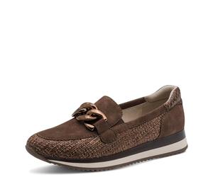 Jana Femme Damen Sneaker Slip on Vegan 8-24766-42 Basket, Mocca Comb, 40 EU