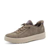 Jana Femme Damen Sneaker Slip on Vegan Basket, Stone, 39 EU