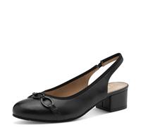 Jana Femme Damen Vegan Komfort Escarpins, Noir/Beige, 39 EU