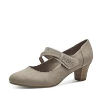 Jana Femme Escarpins Mary Jane avec lanières Vegan, Gris (Stone), 37 EU