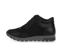 Jana Femme Softline 8-25261-41 Chaussures Multi-Larges et Confortables avec Fermeture éclair latérale Basket, Noir, 37 EU Large