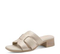 Jana Femme Softline Leather Mule Heel 8-27766-46 Sandale à Talon, Doré, 37 EU