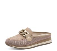 Jana Femme Softline Sabot 8-27360-46 Sandale Plate, Taupe, 36 EU