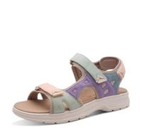 Jana Femme Softline Sandal Flat 8-28662-46 Plate, Multicolore, 41 EU