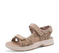 Jana Femme Softline Sandal Flat 8-28662-46 Plate, Taupe, 41 EU