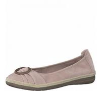 Jana Femmes Ballerines Slippers En Cuir Rosé