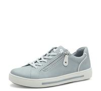 Jana Shoes Baskets plates femmes Fermeture éclair Vegan Bleu (Sky) 38 EU