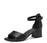 Jana Femmes Sableales à Talon Festif Vegan, Noir (Noir), 39 EU