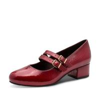 Jana Mary Jane Femme Petit Talon Vegan, Fire Patent, 39 EU