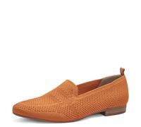 Jana Mocassins Femme avec Motif structuré Vegan, Orange, 38 EU