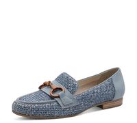 Jana Mocassins Femme Bout Rond Vegan, Denim, 37 EU