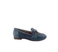 Jana Mocassins Femme Bout Rond Vegan, Denim, 40 EU