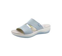 JANA Mule bleu clair / jaune, Taille 40