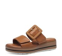 Jana Mules Femme avec Boucle Vegan, Tan, 37 EU