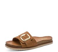 Jana Plateforme Plate Multiadj + végétalienne pour Femme, Cognac, 39 EU
