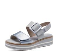 Jana Sableales Femme Plates avec Boucle Vegan, Bleu (Sky), 40 EU