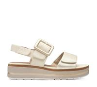 Jana Sableales Femme Plates avec Boucle Vegan, Mehrfarbig (Beige/Or), 36 EU