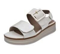 Jana Sableales Femme Plates avec Boucle Vegan, Mehrfarbig (Beige/Or), 38 EU