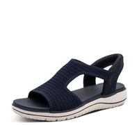 Jana Sandales compensées pour femme - Bleu marine - Pointure 39 EU