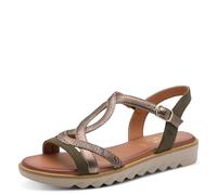 Jana Sandales plates végétaliennes pour femme - Olive Comb - 38 EU