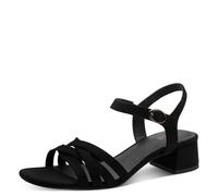 Jana Sandales véganes à talons pour femme - Noir - Taille 38 EU