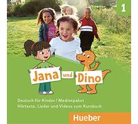 Jana und Dino: Medienpaket 1 - 2 Audio-CDs zum Kursbuch + 1 DVD-Video