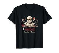 J'analyse Donc Je suis Philosophe de la Science des données T-Shirt