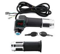 Janasiba 1 paire de pédales d'accélérateur pour vélo - Avec affichage LCD de la tension - Clé d'accélérateur universelle pour vélos