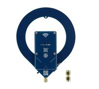 Janasiba 10 kHz - 180 MHz Mini antenne active LW/MW/SW/FM Antenne cadre portable haute performance pour l'aviation, compatible avec connecteur SMA-K/SMA-J