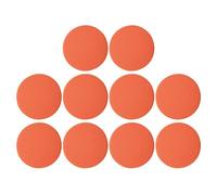 Janasiba 10 x 6 150 mm éponge plate kit de disque de polissage tampon pour voiture polisseuse de voiture couleur : orange