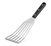 Janasiba 12.4 Spatule à poisson fendue avec tête biseautée - Spatule en métal durable et légère