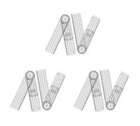 Janasiba 12 Pièces Goniomètre Physiothérapie 360 Degrés Rotation Rapporteur Physiothérapie PVC pour Physiothérapie, Thérapie Sportive