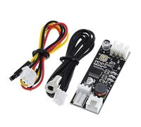 Janasiba 12 V 0,8 A DC PWM 2-3 Fils Ventilateur Contrôle de Température Contrôleur de Vitesse Châssis Ordinateur Module de Réduction du Bruit