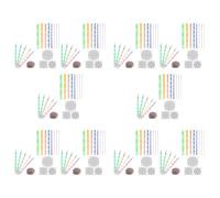 Janasiba 160 Pcs Mandala Dotting Outils pour Peinture Roches Mandala Pochoirs Kit Boule Stylus Argile Sculpture Sculpture Outils