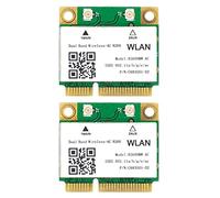 Janasiba 2 cartes réseau 1200 Mbps 8260 Hmw Ac 2.4G + 5G Mini Pci-E Card 4.2 Bluetooth Wifi Card 802.11Ac 867 Mbps
