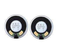 Janasiba 2 haut-parleurs magnétiques internes 36 mm 16 Ohm 1 W en aluminium