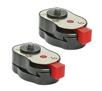Janasiba 2 mini systèmes de plaque à dégagement rapide 1/4 pour chaque trépied, support de bras articulé avec une capacité allant jusqu'à 4 kg