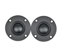Janasiba 2 PièCes Tweeter 1.5 Pouces 6Ohm 30W DôMe Film de Soie Tweeter HiFi Haut-Parleur Aigu Haut-Parleur Audio avec Dissipateur Thermique