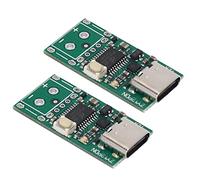 Janasiba 2 PièCes ZY12PDN USB-C PD2.0/3.0 vers DC Convertisseur Module d'alimentation Leurre DéClencheur de Charge Sondage DéTecteur Testeur