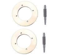 Janasiba 2 roues dentées en acier inoxydable bronze - Usure 1:90 - Rapport de réduction - Grand rapport de réduction